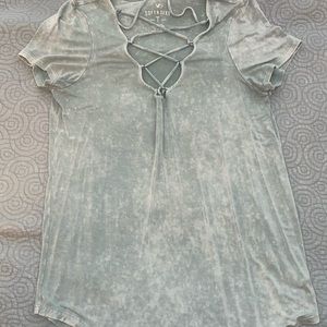 Strapy Tie Dye V-Neck